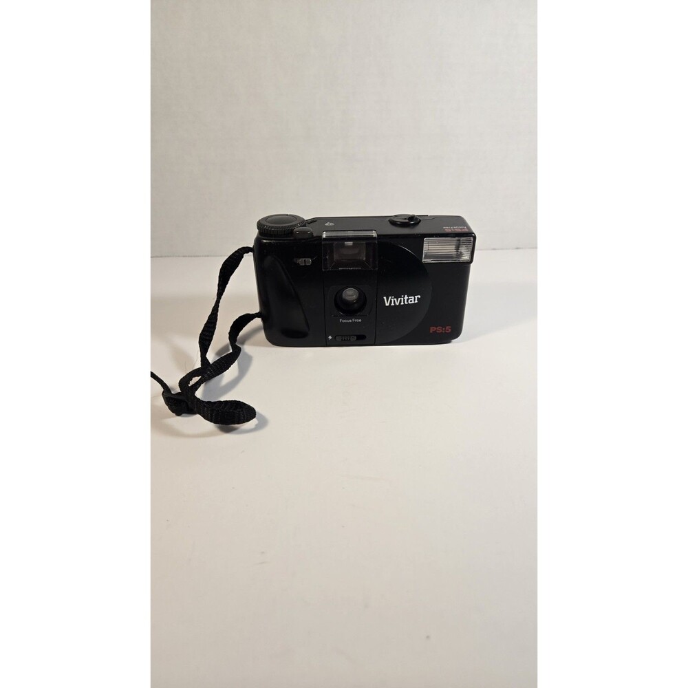 Vintage Vivitar PS:5 Focus Free Point & Shoot 35mm Film Camera